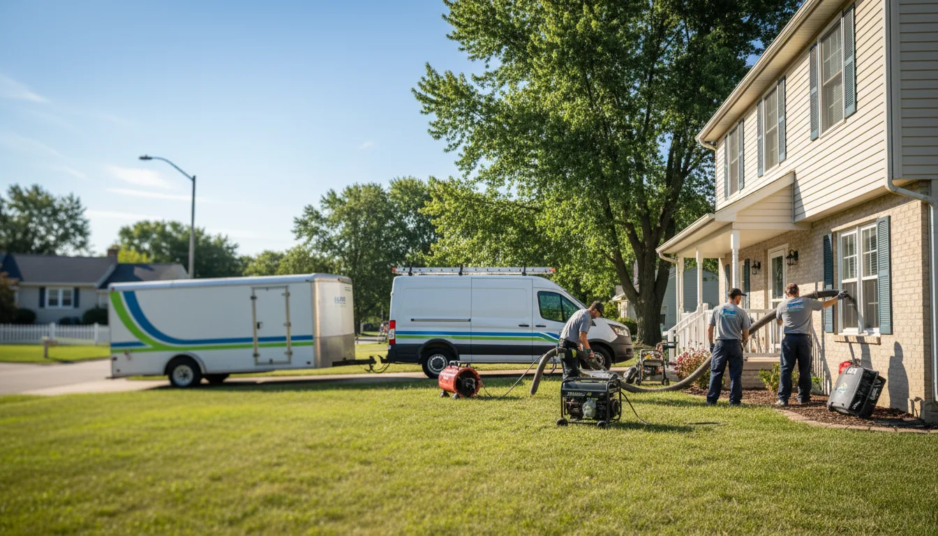 Flooded Basement Restoration And Cleanup With Repair in Trumbull, NE near me